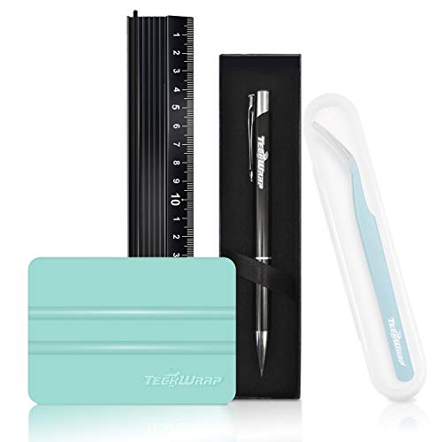 TECKWRAP Craft Vinyl Weeding Tool Set Squeegee Vinyl Scraper Tweezer Weeding Pen for Crafting DIY