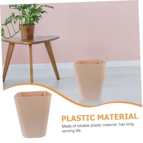 Caneca de basura rectangular de plástico miniatura 6