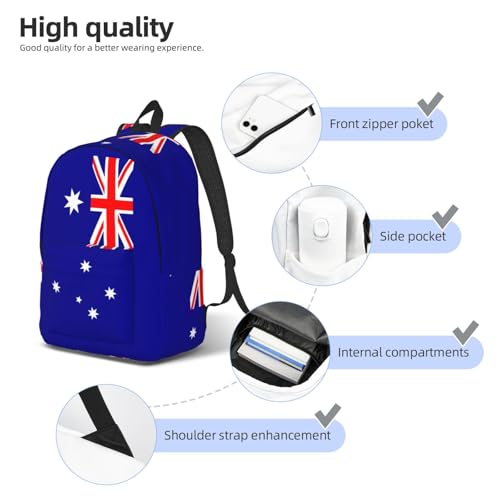 Sac à dos imprimé drapeau australien avec bretelles confort - 5