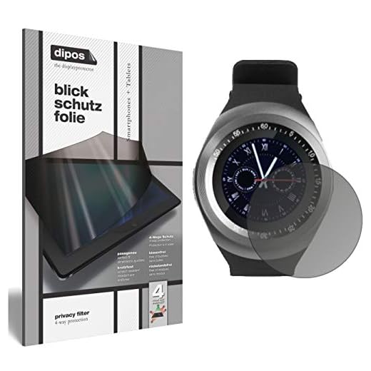 dipos I Blickschutzfolie matt kompatibel mit TrendGeek TG-SW1 Smartwatch Sichtschutz-Folie Display-Schutzfolie Privacy-Filter