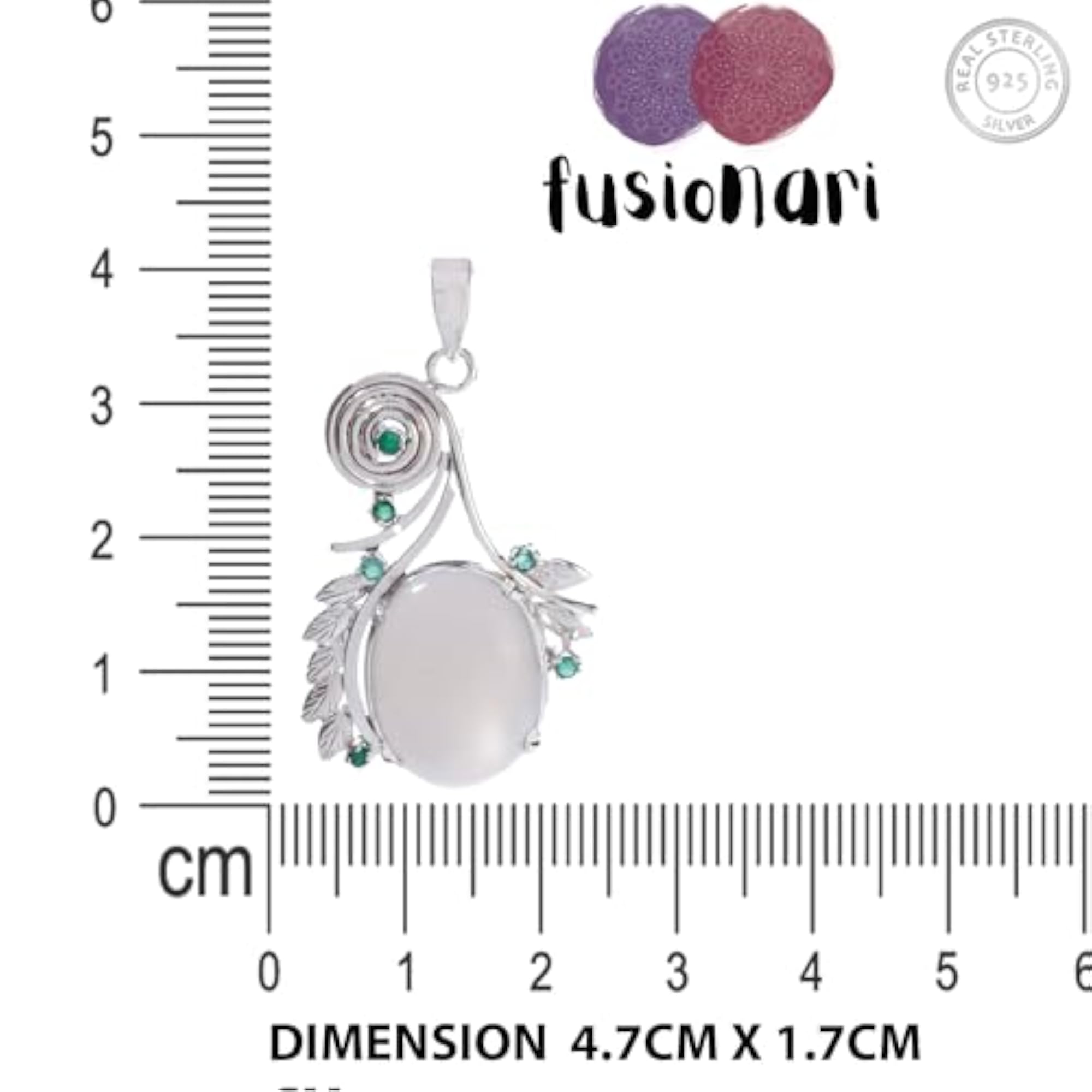 925 Silver Handcrafted Sterling Silver Pendant with Natural Amethyst Stone