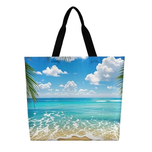 London Tote Bag for Women - Reusable Foldable Grocery Shopping Bag, Crossbody Shoulder Handbag3