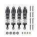 4pcs métal Amortisseur Amortisseur Accessoire d'accessoire de Remplacement pour la Voiture mn86k 4wd g500 robineteuse Hors Route Camion RC pièces de Voiture (Couleur : Noir)