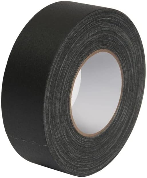 Techni-Pro 758IE200-758IE200 Gaffers Tape, 2 inch x55 Yds, 3 inch Core, 11 mil, Black Vinyl, SRB