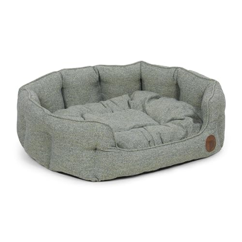 Panier ovale pour chien Petface XL avec coussin amovible chevron