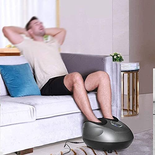 Masajeador para pies TOEWOE con calor, masaje profundo de tejidos, alivio del dolor, vibración y compresión, mejora la circulación sanguínea, ideal para uso en casa u oficina miniatura 4
