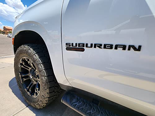 Muzzys (Set Of Two) 6"X1" Black Thin Red Line Embossed American Flag Decal Emblem Sticker Badge Honor Firefighters United States Stick On Car Truck Door Fender Window Glass Made In Usa #TOP5