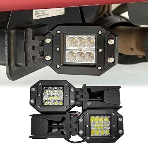 Hitch Bar Lighting for F250/F350/F450 Superduty - 42W LED Reverse Light - Flush Mount Style (2.5-inch Hitch Bar) (2.5 inches)