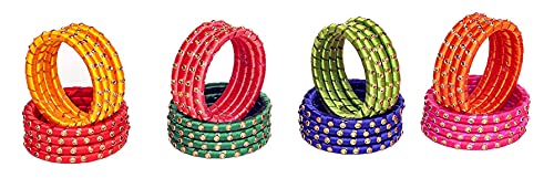 Image of NMII Bangle Set for Women (Multi-Colour)