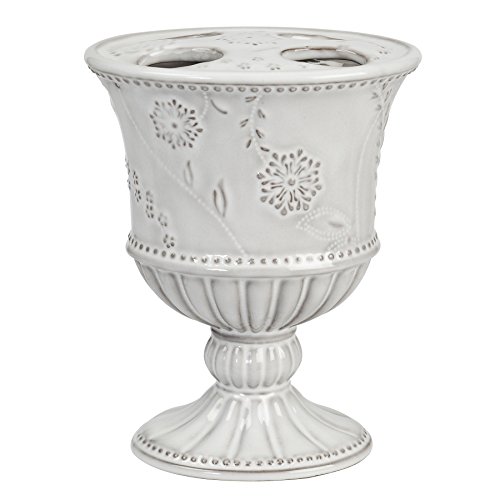 Creative Bath Products Toothbrush Holder Eyelet Ceramic