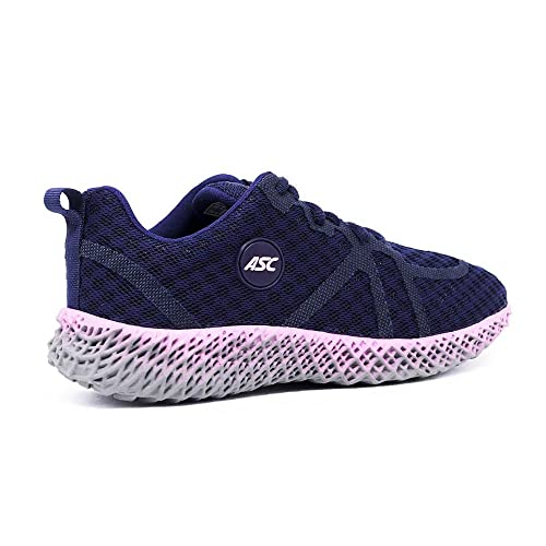Tênis Para Caminhada Com Amortecedor Feminino Cor:Azul;Tamanho:38;Gênero:Feminino