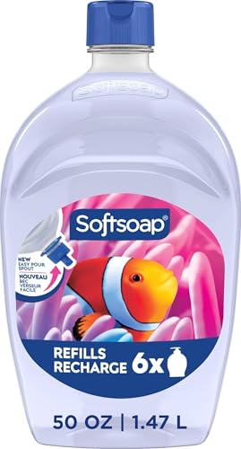 Softsoap Aquarium Liquid Hand Soap, 1.47 L...