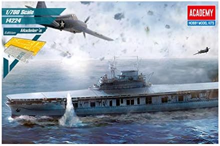 Academy USS Enterprise CV-6 Aircraft Carrier Battle of Midway Modeler's Edition Plastic Model Kits 1/700 Scale