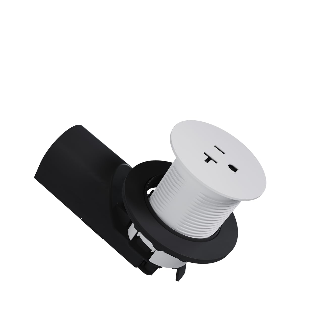 Kitchen Countertop Outlet, UL 498 Approved for Sink-Safe Installation (20A, White)