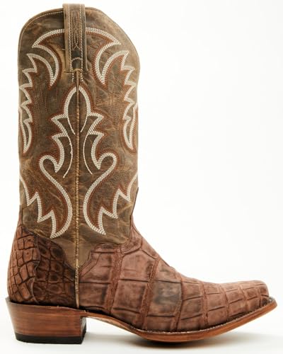 El Dorado Men's Exotic Alligator Western Boot Square Toe - Ed30012