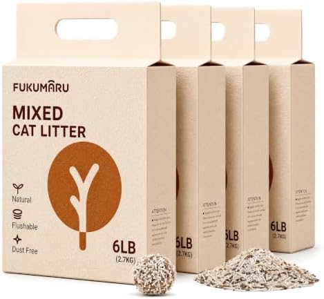 FUKUMARU Tofu Cat Litter 10.8 kg – Clumping Cat Li...