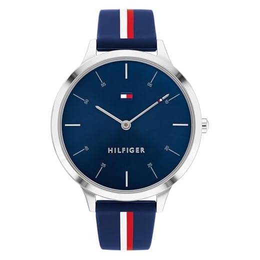 Tommy Hilfiger Reloj Analógico de Cuarzo para mujer con Correa en silicona Rojo - 1782499