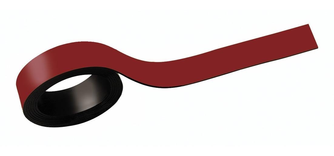 Maul 65207 (W) 20 mm x (L) 1000 mm 25 Magnet Strips – Red