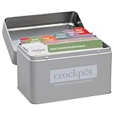 Crockpot Recipe Card Collection Tin