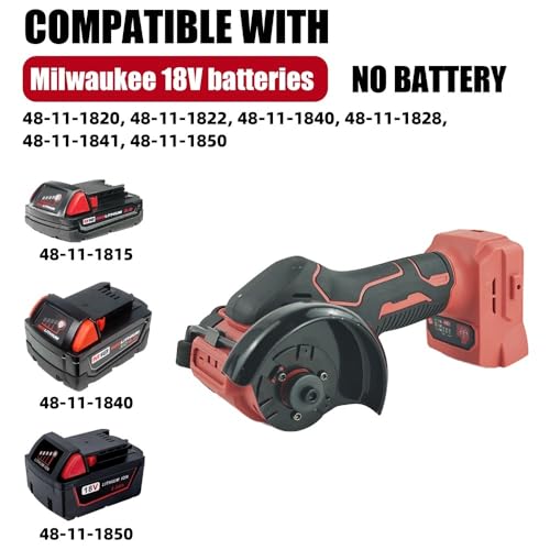 Meuleuse d'angle sans fil 3 pouces compatible Dewalt machine à découper