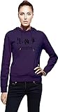 Auf einem hochwertigen Pullover gedruckt. 80% Baumwolle, 20% Polyester. Kaufe eine Nummer größer, damit er locker sitzt.