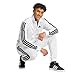 adidas Men's 3-Stripes Tricot Regular Sportswear Track Top, White, Large