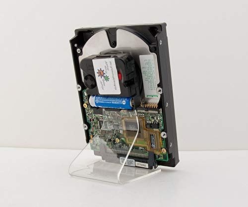 upcycled Desk Clock, Hard Drive, Geek, Gift, Computer, Disk, Clock, Industrial, Clock, Steampunk, Unique, repurpose, Reuse, Boyfriend, PC image 4