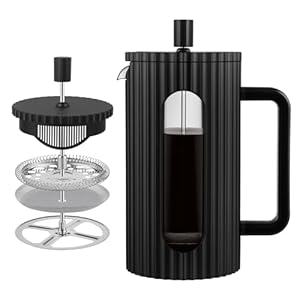 Wedrink Kaffeepressen 350 French Press Kaffeebereiter Schwarz