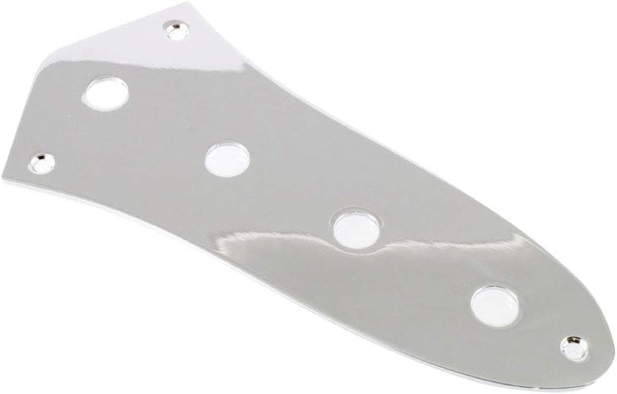 Allparts AP 0640-010 Control Plate for Jazz Bass Replacement and Small Parts for Electric Guitar Chrome