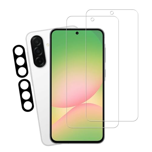 KPNS Samsung Galaxy A36 5G SC-54F 用 (2枚)ガラスフィルム + (2枚)カメラフィルム 日本旭硝子素材採用 全面 保護 強化ガラス フィルム カメラ保護 レンズカバー 対応
