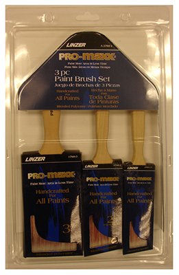 3-Pc. Paint Brush Set, Blended Polyester