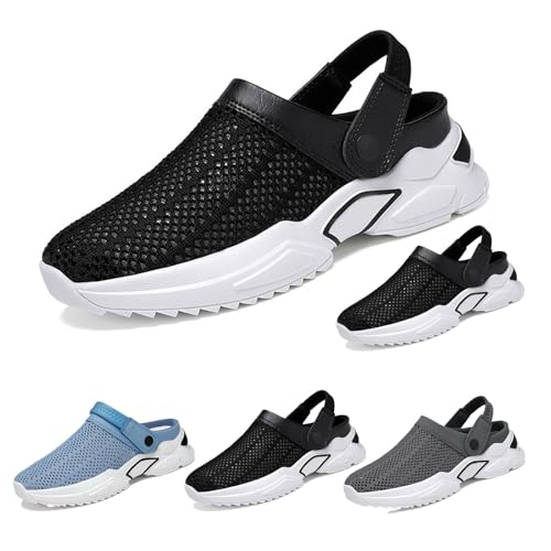 Men's orthopedic hollow summer sandals,mesh shoe,men's sandals,walking boat shoes,breathable,arch support,knitted mesh walking shoes,beach sandals