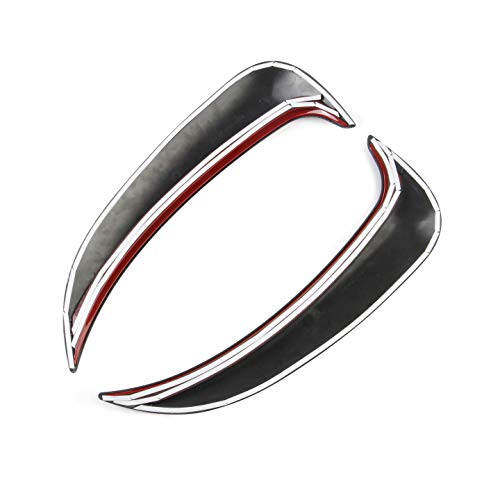 Crosselec Carbon Fiber Front Door Side Fender Scoops Fin Vents For Dodge Charger 2015 2016 21017 2018 2019 2020 2021 #TOP2