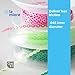 LA MIERE 1 Roll Orthodontic Rubber Chains, Braces Power Chains consisted force in closed, short, long 15'' spools (short, 0.136’’(3.3mm), Baby Blue)