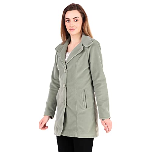 Image of Leather Retail Long Winter Wear Velvet Jacket For Women