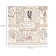 Stamperia Scrapbooking Small Pad 10 sheets cm 20,3X20,3 (8X8) - You and me, White, One Size, SBBS60