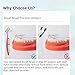 Denture Cleaning Brushes 2-Pack with Dual-Angle Heads - Soft Nylon Bristles & Ergonomic Grip, Travel Brush Kit for Seniors (Orange/Blue) | Denture Care Essentials, Heartwarming Gift for Elderly
