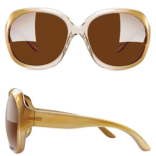 Joopin Oversized Sunglasses Womens Trendy Polarized Large Driving Sun Glasses Ladies UV Protective Big Sunnies Shades