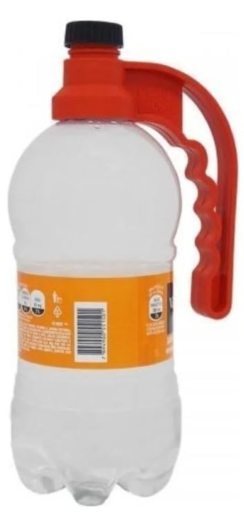 Alça Prática para Garrafa Pet, Cores Sortidas, 2 Unidades, Compatível com Garrafas de 1,5 a 3 Litros