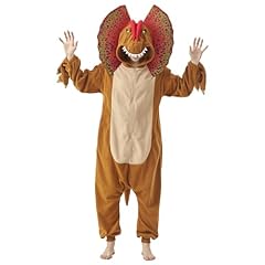 Red Dilophosaurus Onesie Costume