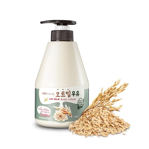 WELCOS KWAILNARA Oat Milk Body Lotion (19.75 Fl Oz) Calming Korean Body Lotion for Soothing Relief | Milk Protein & Oat Extract for Sensitive Skin | Paraben-Free & Non-Greasy