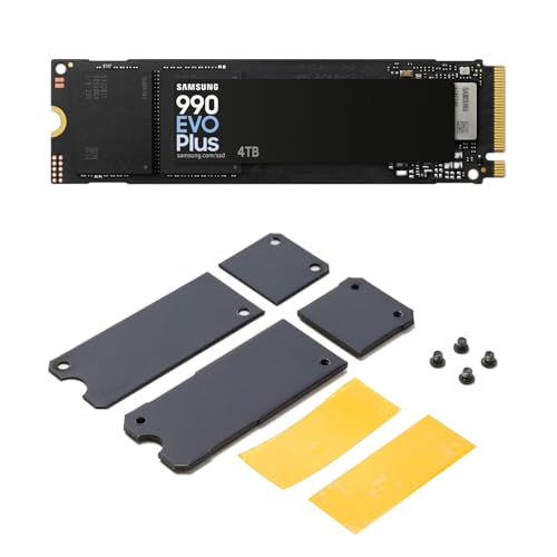 【M.2 SSD + ヒートシンク セット(PS5動作確認済み)】Samsung Gen4 SSD 990 EVO Plus 4TB + M.2 SSD用セパレートヒートシンク