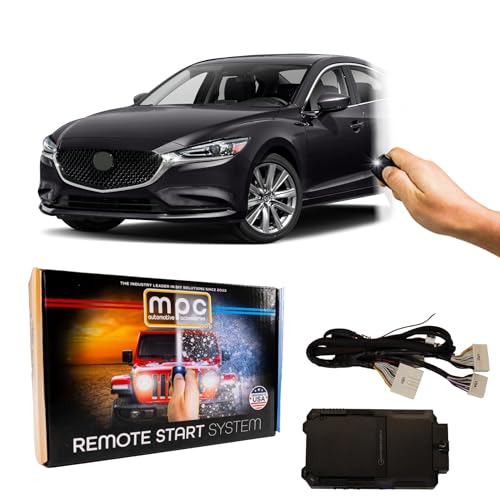 Mazda Mobile Start (MMS) Cannot Communicate with Vehicle - 2016 Mazda 4 MPC Remote Start Kit Compatible with Mazda 6 2016-2021 || Plug and Play || Uses Factory Key Fob || Push Lock 3X to Start || USA Tech Support