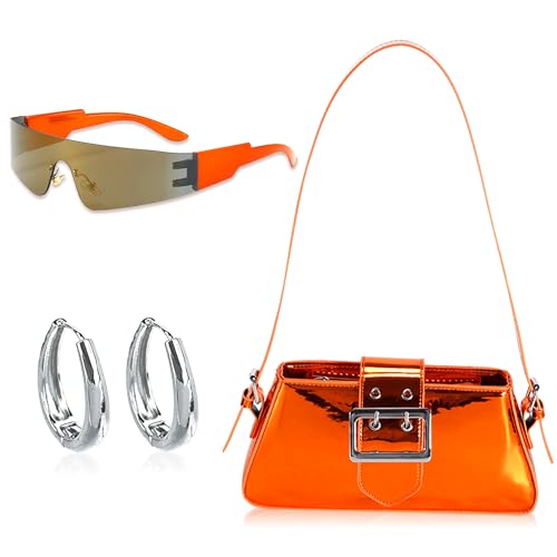 JeVenis Y2K Accessories Aesthetics Early 2000s Y2K Accessories Y2K Fashion Purse Techno Purse Crossbody Handbag