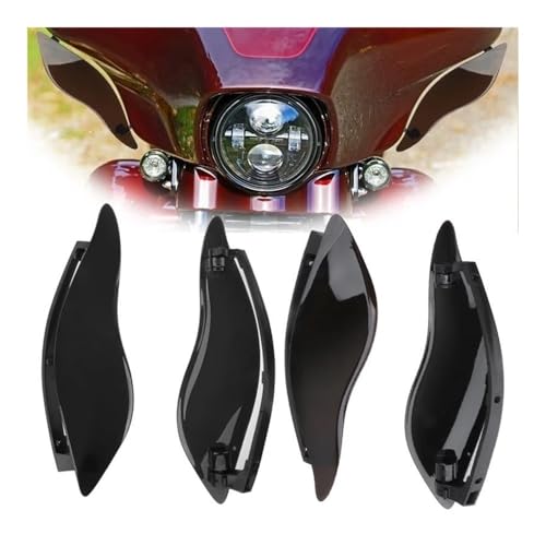 Déflecteur pare-brise moto carénage réglable accessoire protection vent Street Glide 2014 - 2