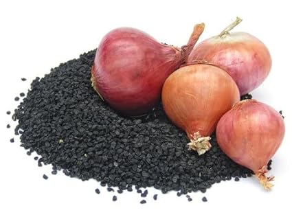NEERAJ- Onion Seeds for Kitchen Garden | Pyaaj Beej | Onion Beej | Pyaj ke beej - 100 Gm (Black)