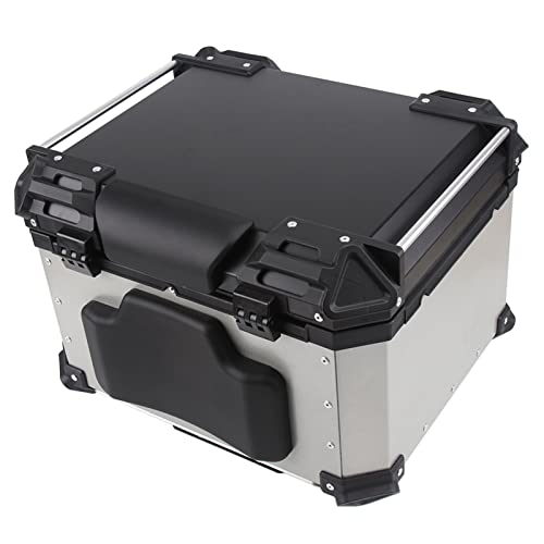 BOROCO Dossier Top Case Moto, Coussin de Top Case pour Moto et Trottinette, Topcas De Coussin De Dossier De Moto du Passager Universel avec Auto Adhésif (Ordinary Style)
