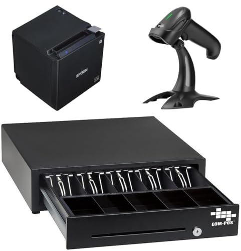 Hardware Bundle for Shopify POS - Cash Drawer, Thermal Receipt Printer, Barcode Scanner [Compatible with Shopify POS]