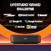 Epson Lifestudio Grand EH-LS670B Nero metallizzato, videoproiettore laser intelligente a ottica ultra-corta, 4K PRO UHD, Sound by Bose, Google TV, schermo fino a 120", garanzia di 5 anni*