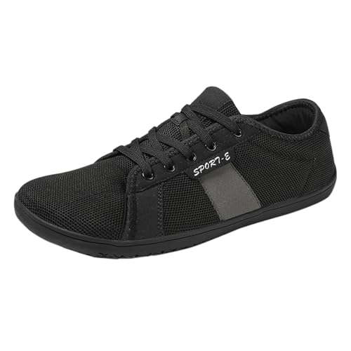 Chaussures de sport respirantes unisexes pour fitness et jogging noir